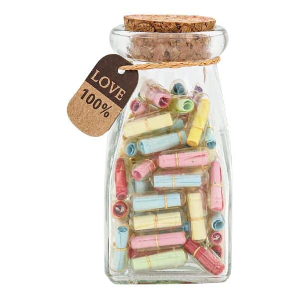 Capsule Letters Message in a Bottle - meaningful Valentines messages gift for daughters