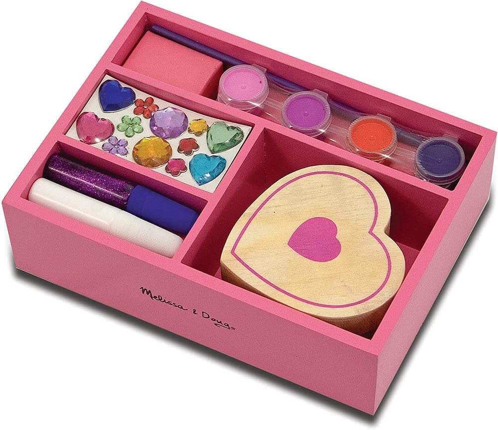 Decorate-Your-Own Wooden Heart Box Craft Kit