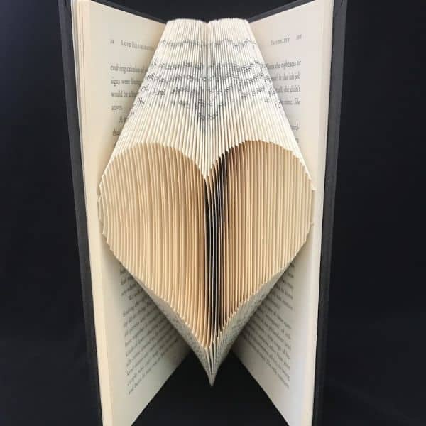 Folded Book Art - valentines day gifts for daughters from dad