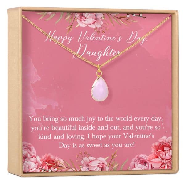 Happy Valentine’s Day Daughter Necklace