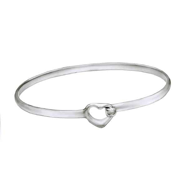 Heart Bangle Bracelet - best valentines gifts for daughters