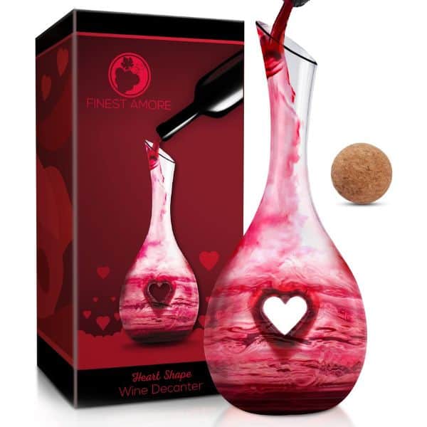 Heart-Shaped Wine Decanter