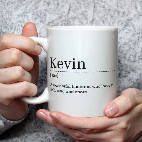 valentines day gifts for long distance girlfriend: Name Definition Custom Mug