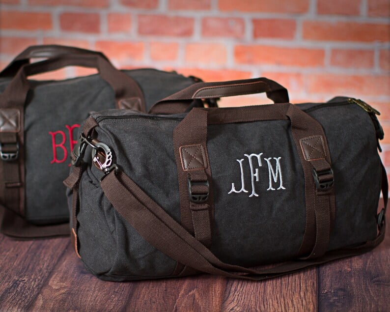 Personalized Overnight Bag - gifts for boyfriend valentines