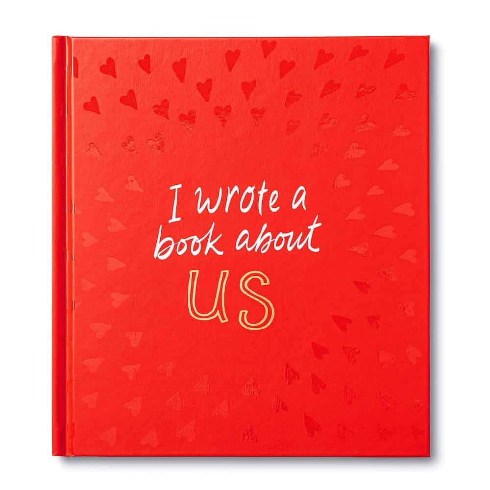 i wrote a book about us - fill in the blank book - best valentine's day gifts