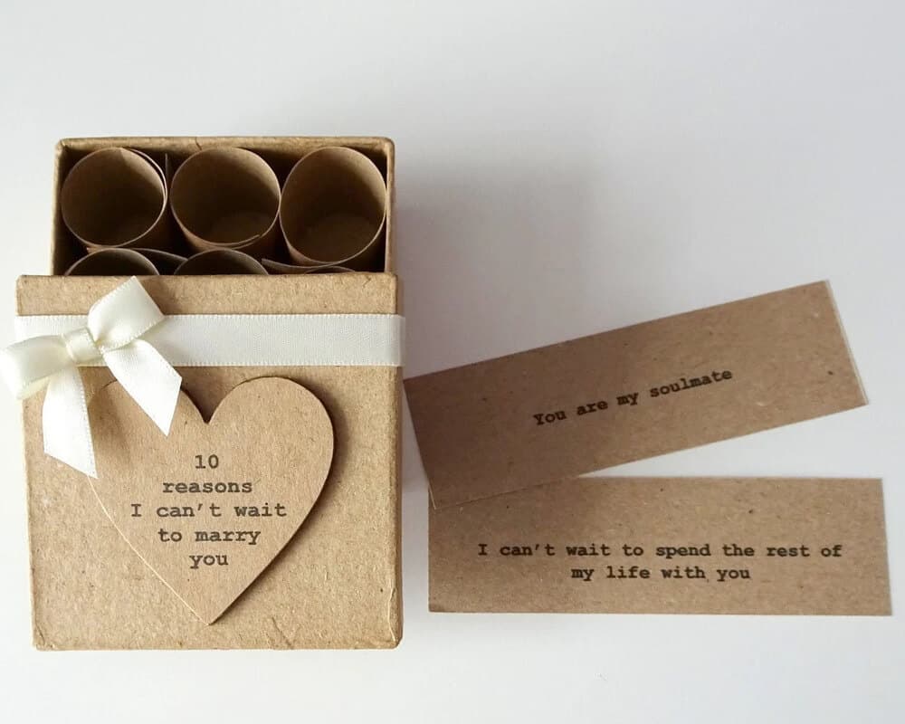 10 reasons cant wait to marry you gift box