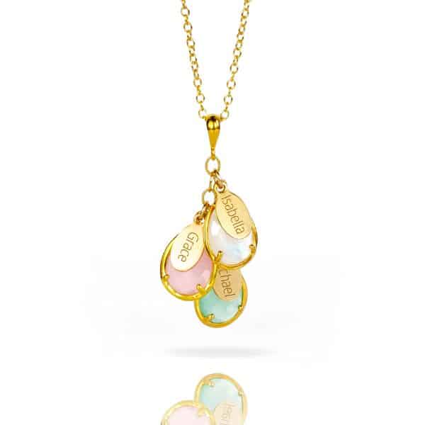 Birthstone Necklace: gifts for mom on mothers day from daughters