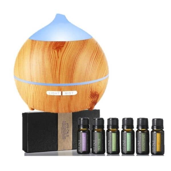 home gift for mother's day: Essential Oil and Diffuser Gift Set