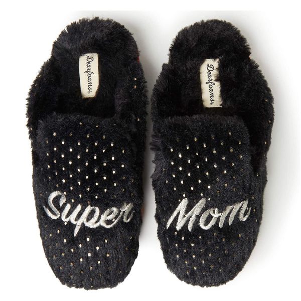 Furry Scuff Slipper: daughter to mother for mothers day gifts