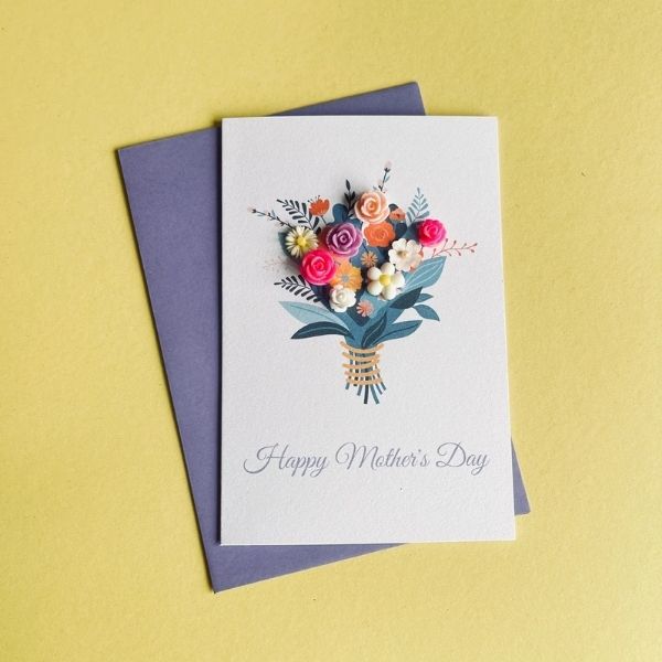 diy mothers day gifts: flowers cards