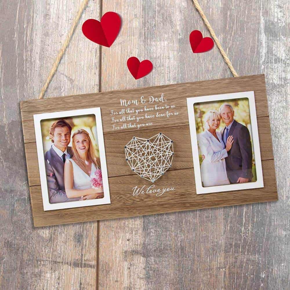 wedding gift for parents - picture frame