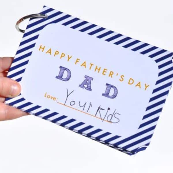 Diy fathers day gifts: Printable Father’s Day Coupon Book