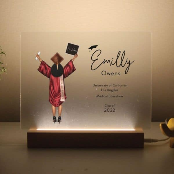 graduation gift ideas for a granddaughter: a decorative Graduation Acrylic Plaque