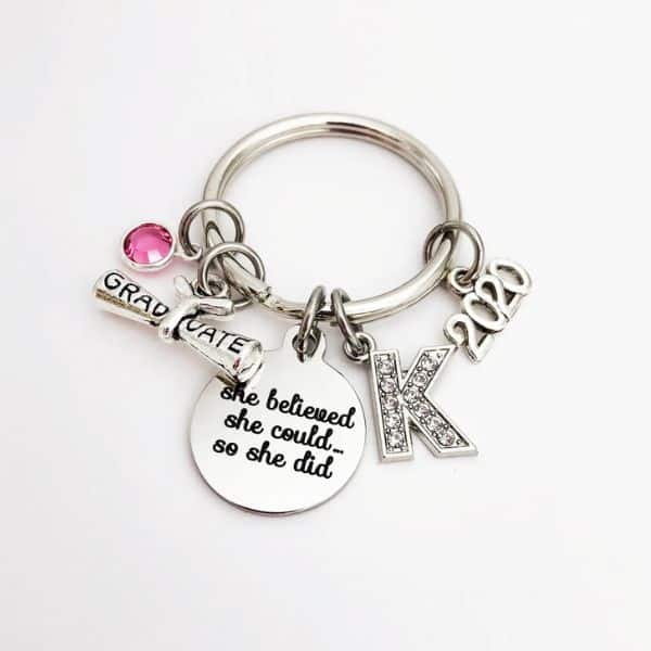 best graduation gifts for granddaughter's graduation: Decorative Keychain