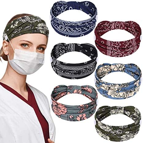 Headbands With Buttons for Mask: nursing graduation gifts for her