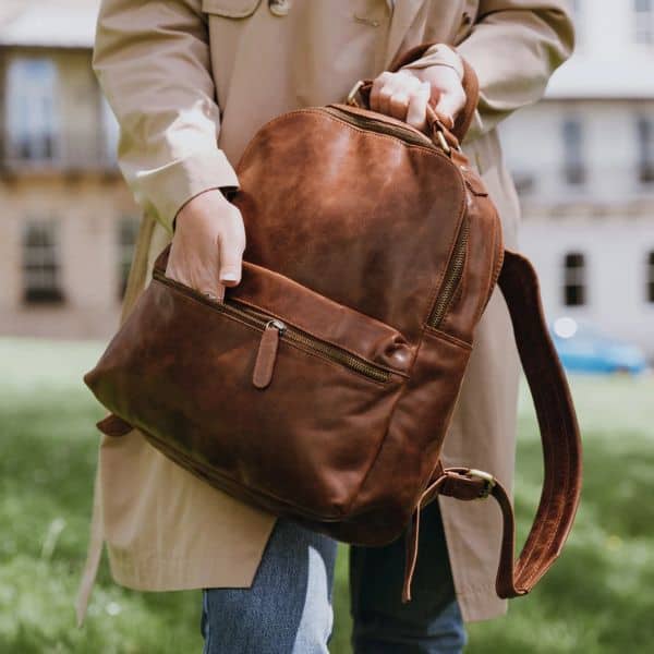 practical gifts for a granddaughter's graduation: Leather Backpack