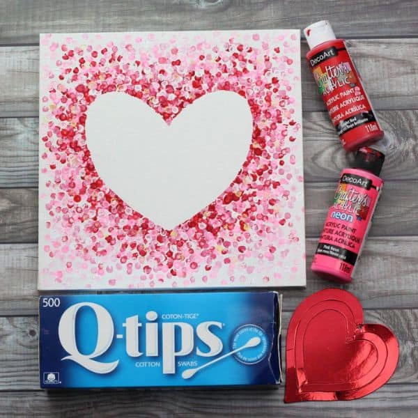 DIY Father’s Day gift from toddlers: Mess-Free Heart Art