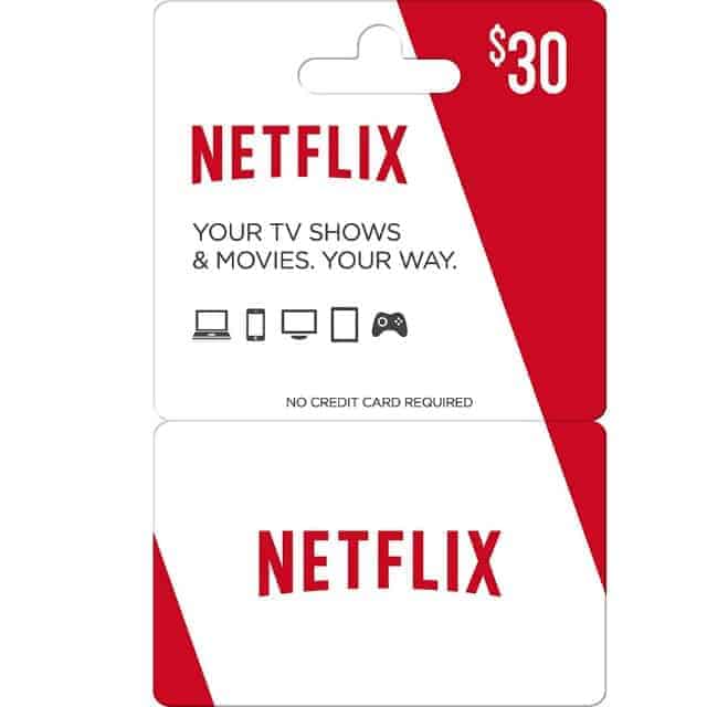 Netflix Gift Card: graduation gift ideas for boys