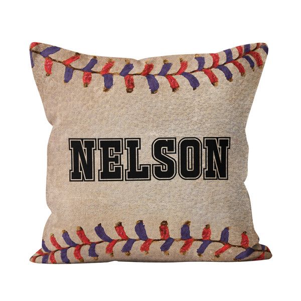 Personalized Baseball Pillow