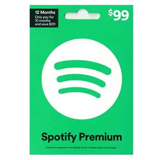 Spotify Gift Card: high school graduation gifts for her