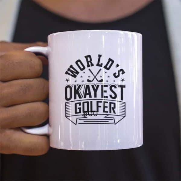 World’s Okayest Golfer Mug