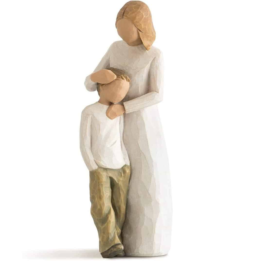 Mother and Son Sculpture