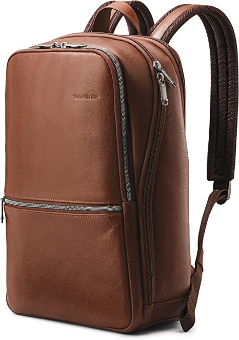 Classic Leather Slim Backpack: fathers day gift ideas from sons