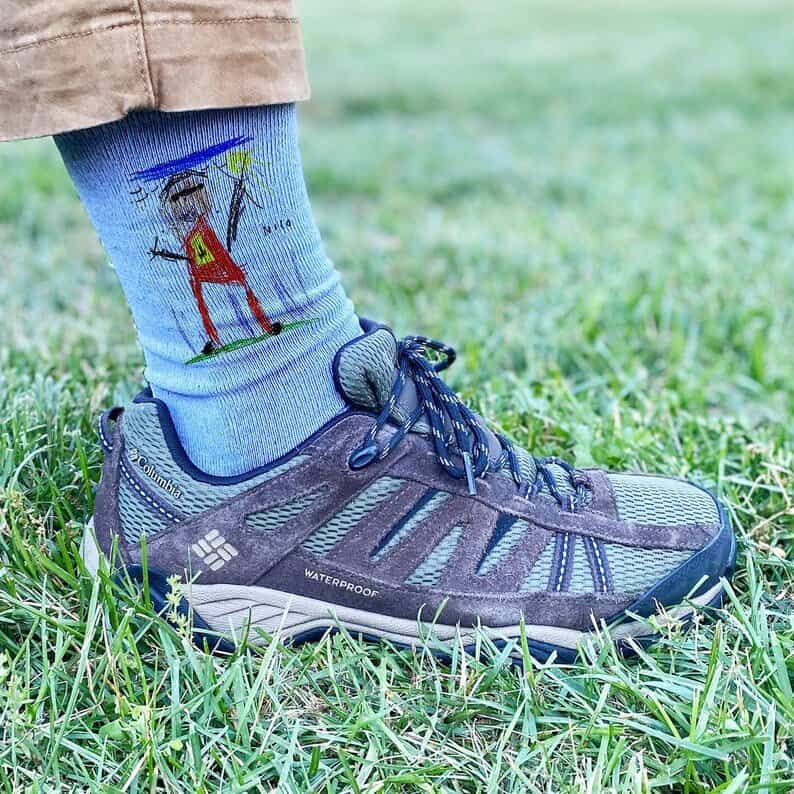Kid's Artwork Dress Socks: good fathers day gifts from son