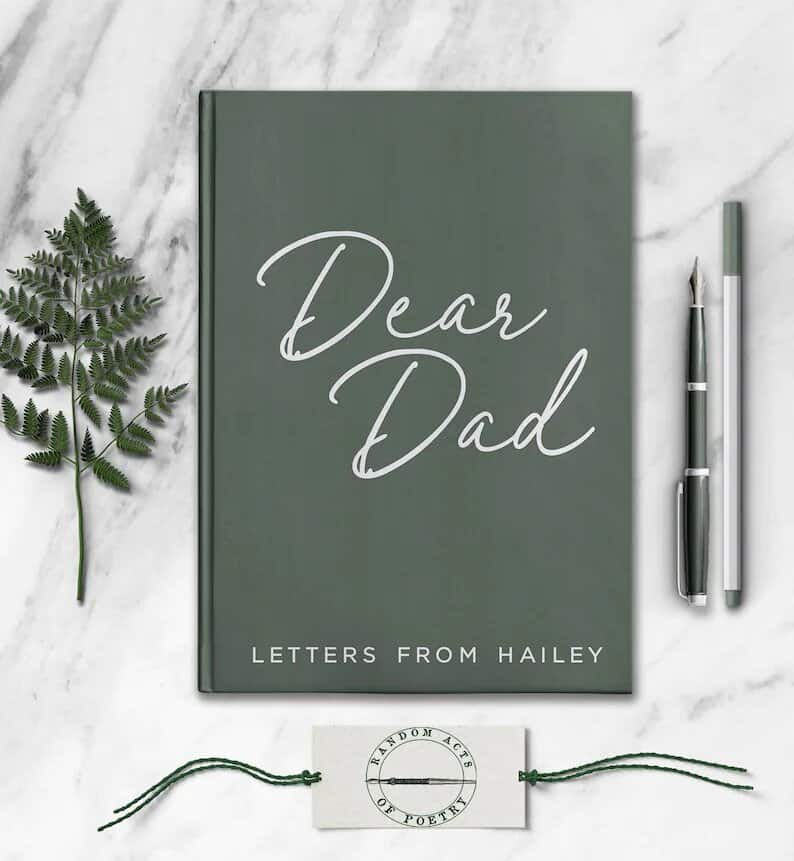 Letters To My Dad Notebook: good fathers day gifts from son