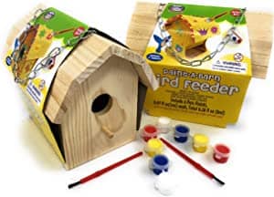 Paint A Barn Wooden Birdhouse: gifts for dad from kids