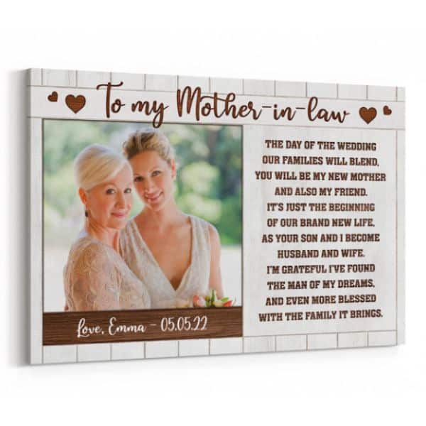 Personalized Mother-in-law Canvas Print
