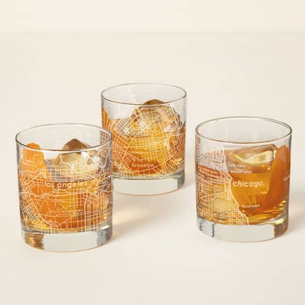 Urban Map Glass - buying a gift for someone overseas