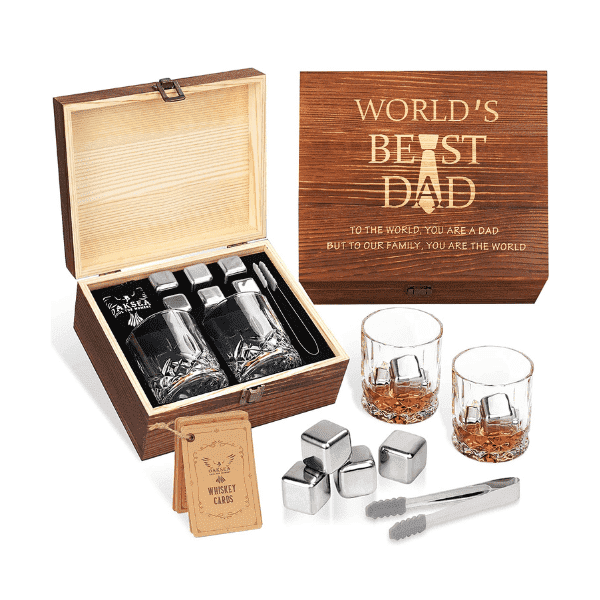 thoughtful father's day gift for son-in-law: Whiskey Stones Set