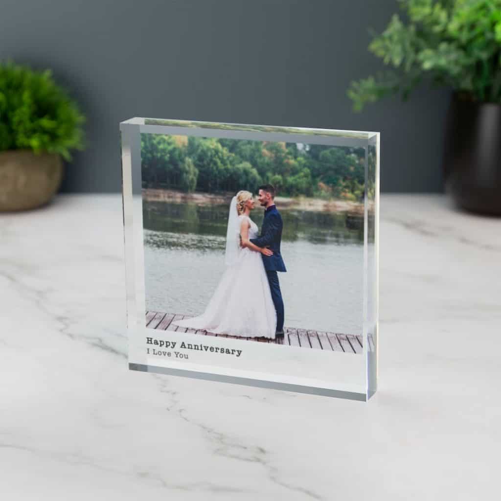 Personalized Photo Print Acrylic Block