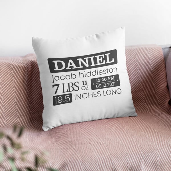 thoughtful first mother's day gift: Personalized Baby Pillow  