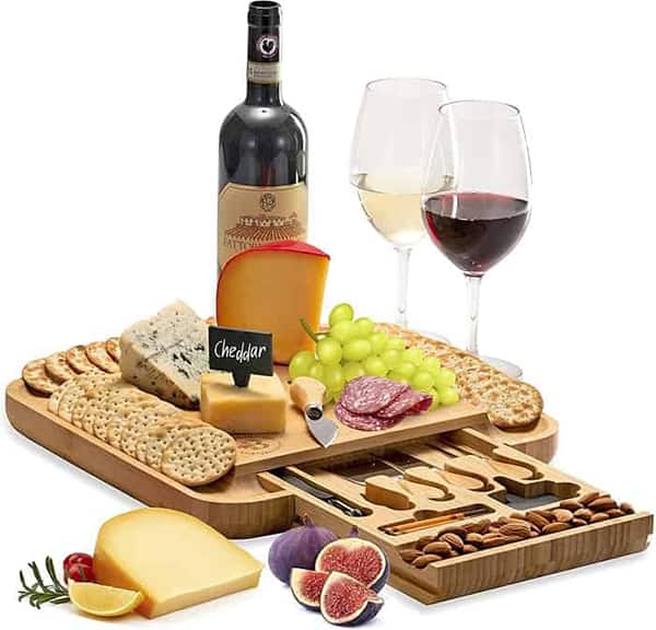 Cheese Board and Knife Set - best gifts for girlfriends parents