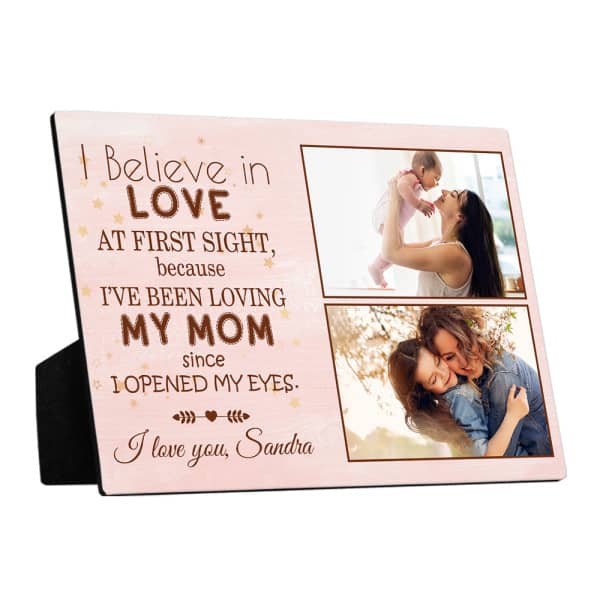 I Believe In Love At First Sight Photo Plaque