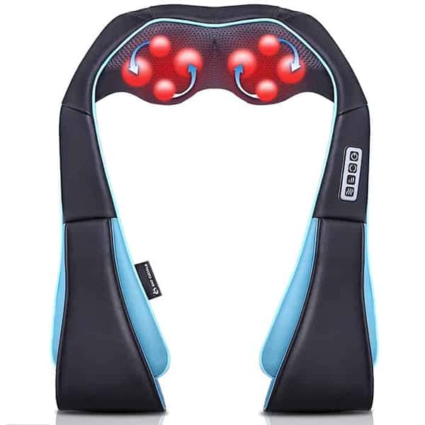 Neck Shoulder Back Massager with Heat - gift ideas for girlfriends dad
