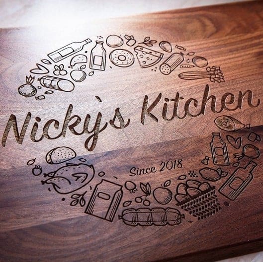 Personalized Cutting Board - best gifts for girlfriends mom