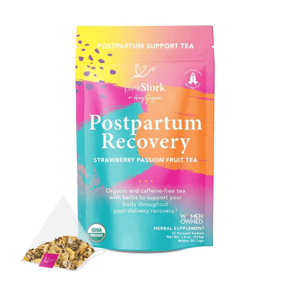 useful mother's day gifts for new mom: Postpartum Recovery Tea 