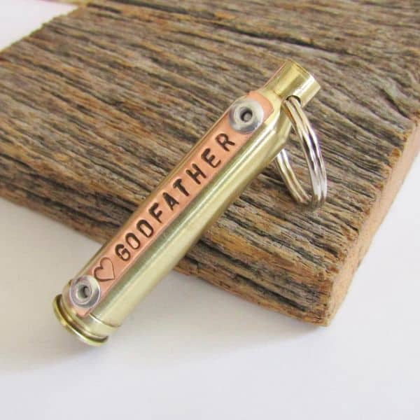 Godfather Gifts: Custom Bullet Keychain