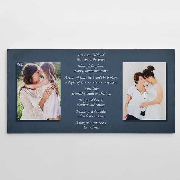 Mother and Daughter Poem Canvas - gifts from daughters to mothers