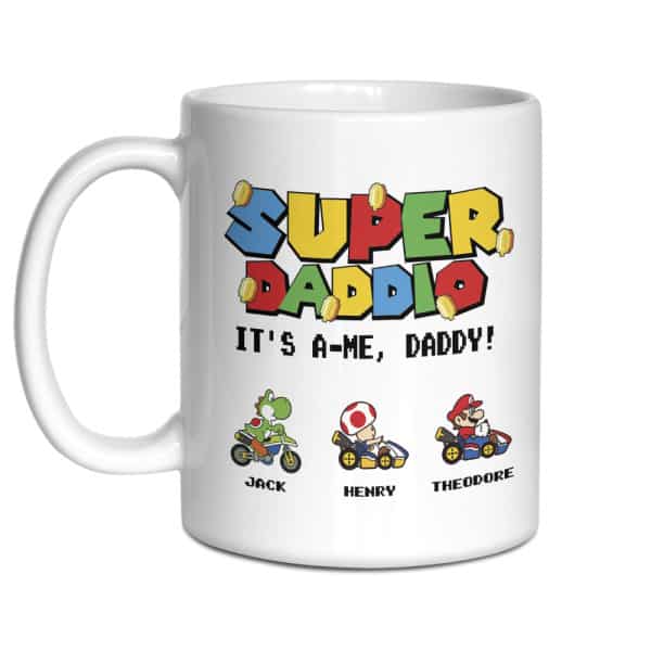 super daddio funny mug for dad - a first father's day gift for him