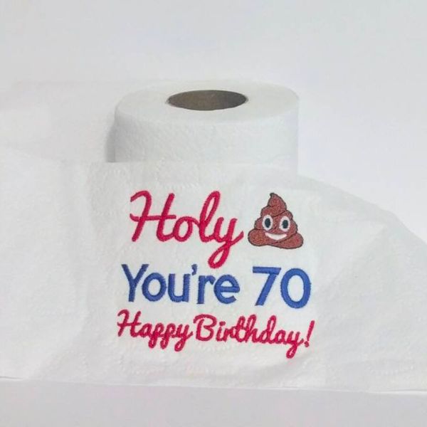 "Holy Shit You Are 40" Toilet Paper Gift