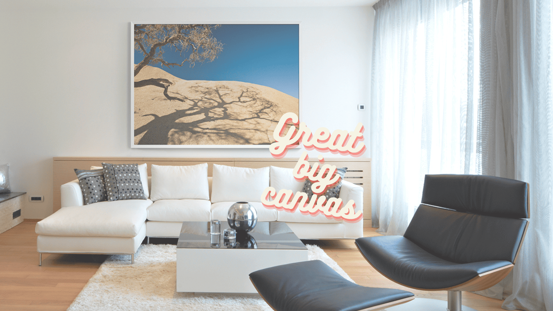 9 Great Big Canvas Ideas for Your Living Room and Bedroom