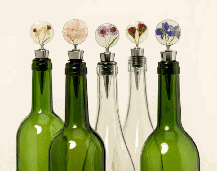 Birth Month Flower Wine Bottle Stopper
