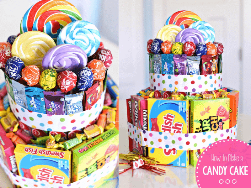 diy gifts for girlfriend: DIY Candy Cake
