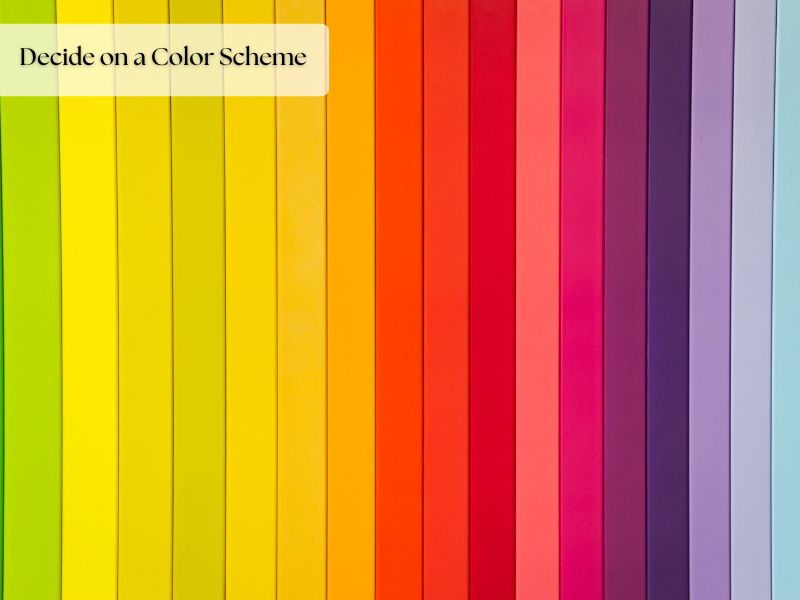 Decide on a Color Scheme