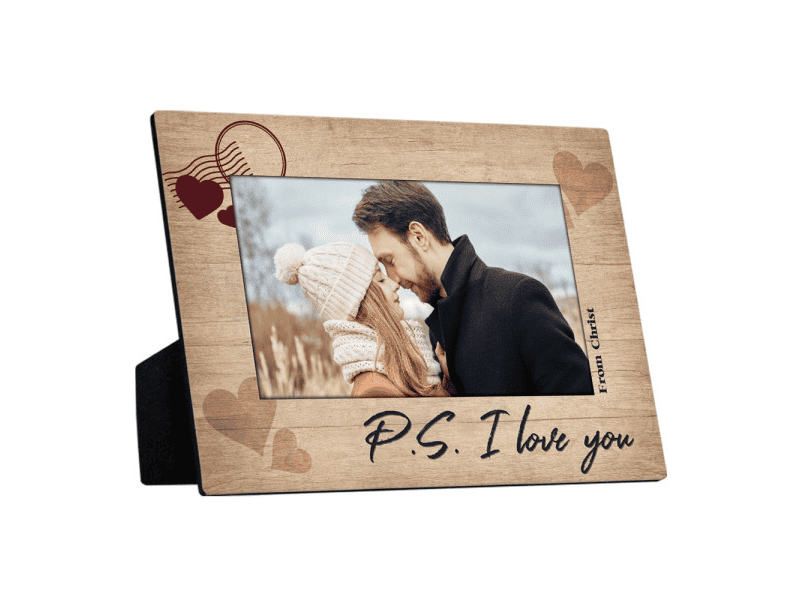 cute gifts for boyfriend: P.S. I Love You Plaque