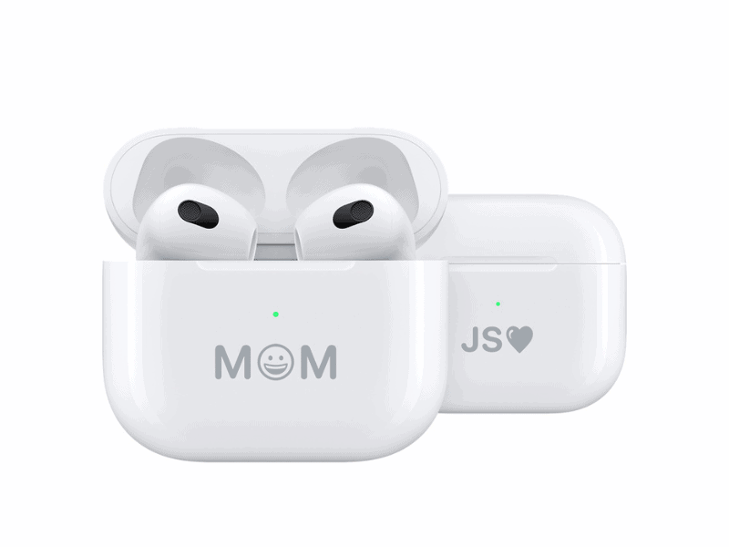 an engraved airpods 3